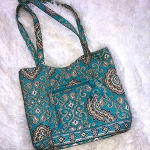 Vera Bradley Tote- Retired pattern Totally Turq